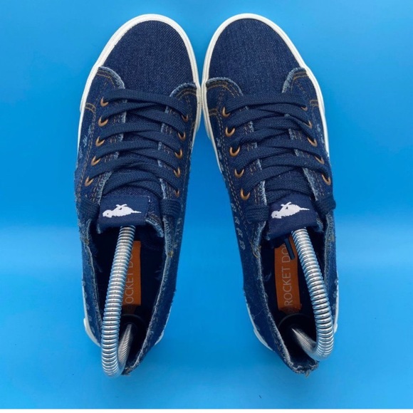 NEW Rocket Dog sneakers - dark jean size 6 - Picture 2 of 6